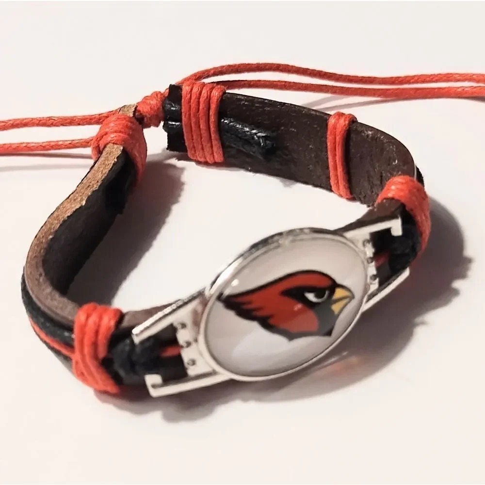 ‎Arizona Cardinals bracelet leather new d36